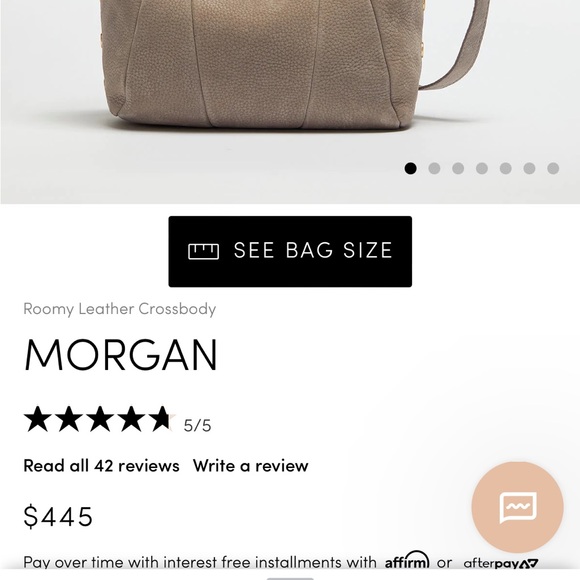 Hammitt Morgan Skylight Blue Suede - Picture 7 of 7